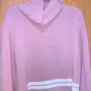 Light Pink Forever 21 Cropped Sweater